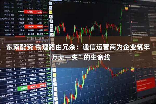 东南配资 物理路由冗余：通信运营商为企业筑牢“万无一失”的生命线