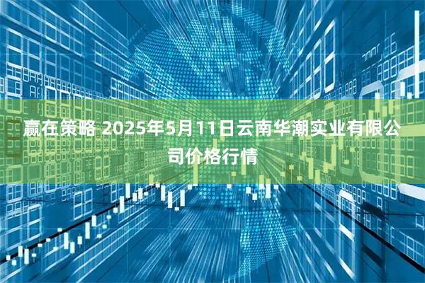 赢在策略 2025年5月11日云南华潮实业有限公司价格行情